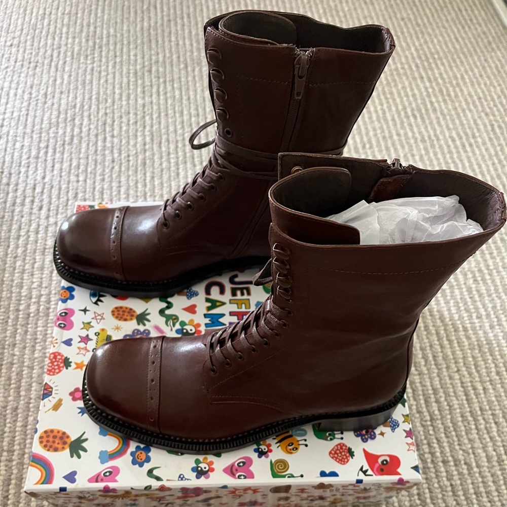 NWT Jeffrey Campbell London-Twn Boots Brown Size 11 - Picture 7 of 11